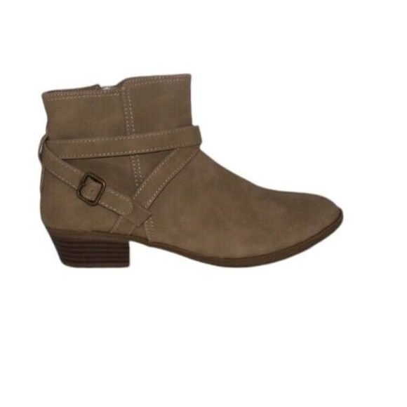SO Ankle Boots Carisa Taupe Memory Foam Size 5 - Picture 1 of 9